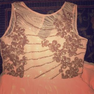 Peach Prom Dress